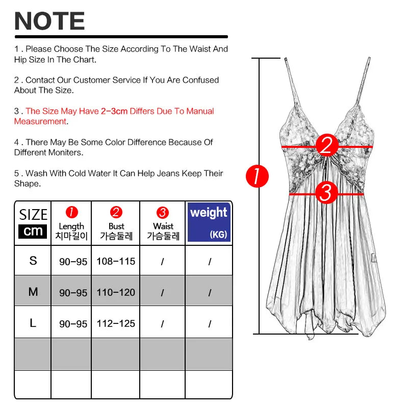 Sexy Pajamas Women's Lace Slip Dress Loose Dresses Nightgown Sleeping Summer Clothing Silk New Sexxy Nightie 2024 Pajama New