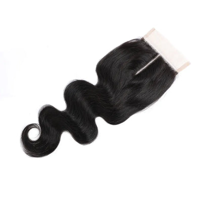 4x4x1 T Lace Body Wave Closure Human Hair  Middle Part Body Wave Human Hair Closure for Women  Preplucked Cheap Hairpieces