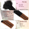 0.6cm Thickness 6-24 Inches 10 Stands Pacs Dreadlocks Human Hair Extensions for Women Ombre Brown Loc Extension can be Dyed