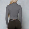 Women BUM New Sculpting Jacket Running Elasticity Yoga Jacket Slim Top Coat Women's Sports Jacket Gym Long Sleeves Women Zipper