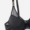 BEAUWEAR Thick Pad Push Up Bra with wire for Small Chest Women Letter Print Mesh Underwear Breathable 75B 80B 85B 90B
