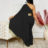 Elegant Women One Shoulder Jumpsuit with Belt Long Sleeve Spring Summer Plus Size One Piece Fashion Sexy Ladies Rompers 2024