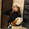 Women's Turtleneck Sweater Winter 2025 Retro Red with Velvet Lining Thickened Inner Wear Thermal Knitting Bottoming Shirt