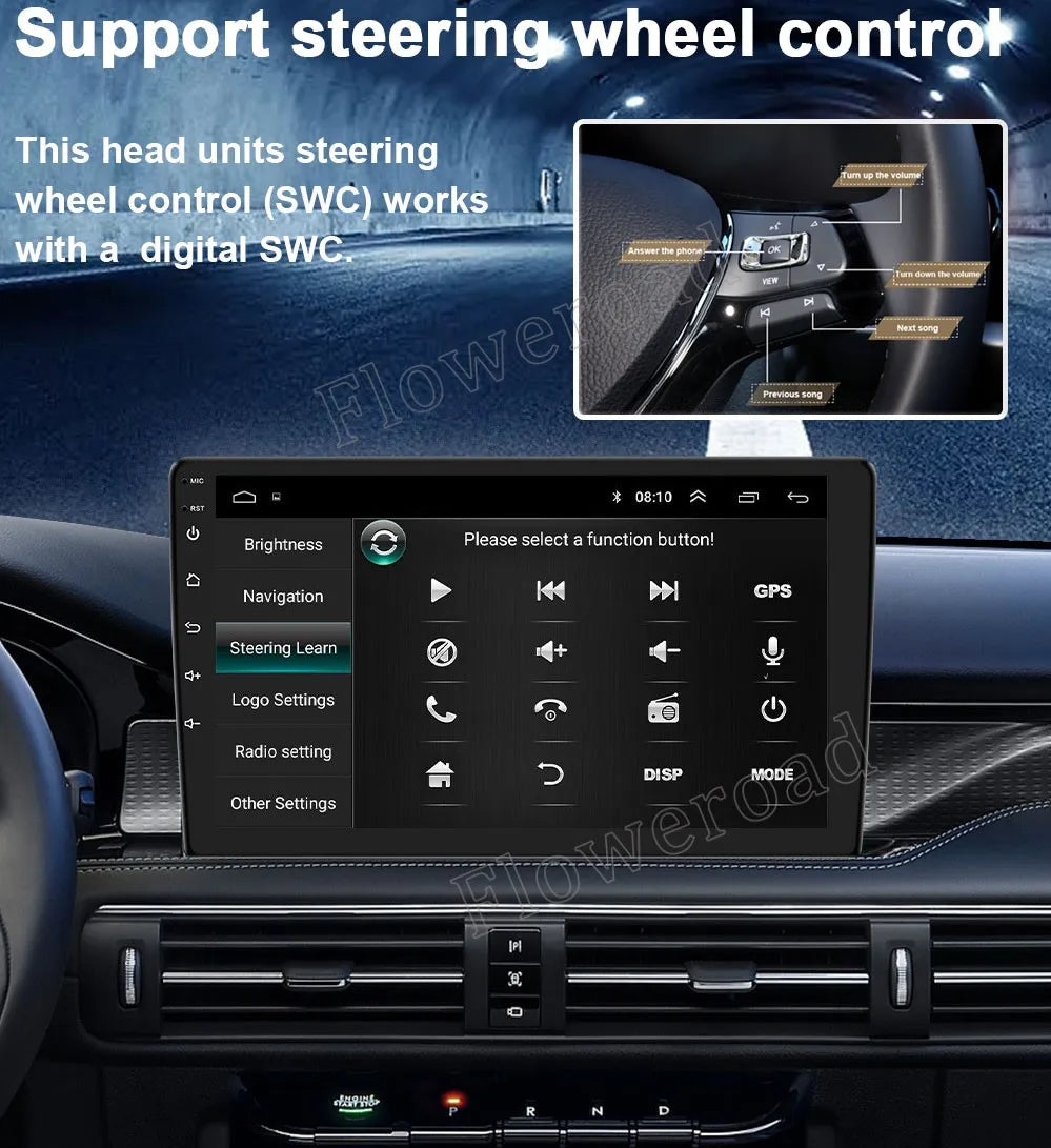For Nissan NP300 NAVARA Platform Chassis D40 Pathfinder R51 2004 - 2012 8+256G Car Radio Wireless CarPlay Android 13 QLED Screen