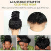 360 Lace Front Wig Human Hair Water Wave Invisi Strap Snug Fit 360 Transparent Lace Frontal Wigs Pre Cut Lace Wig Bleached Knots