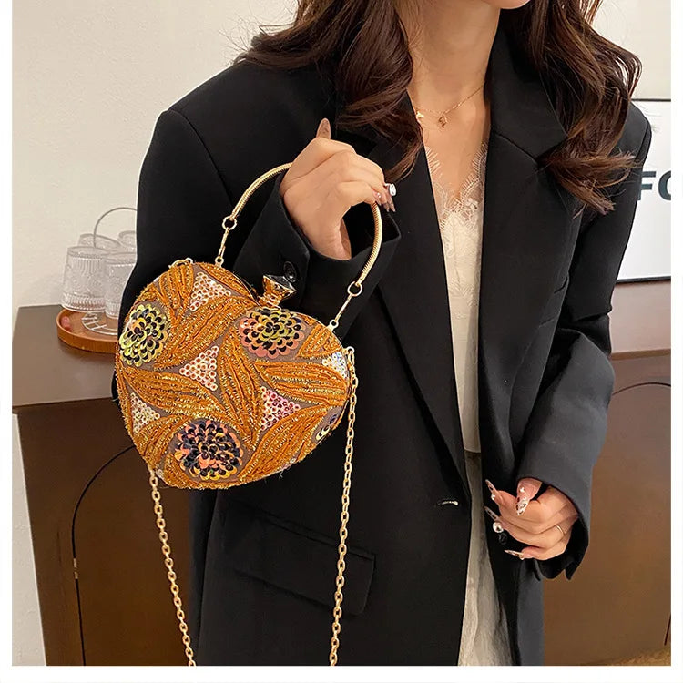 Luxury Gold Clutch Bags for Women 2025 Party Bags Evening Purse Designer Crossbody Bag New in Handbag Ladies hand bag sac femme