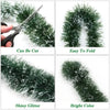 Christmas Tinsel Ribbons Garland Green Cane Wreath Xmas Tree Hanging Pendent Ornaments Wedding Party Supplies Home Decor