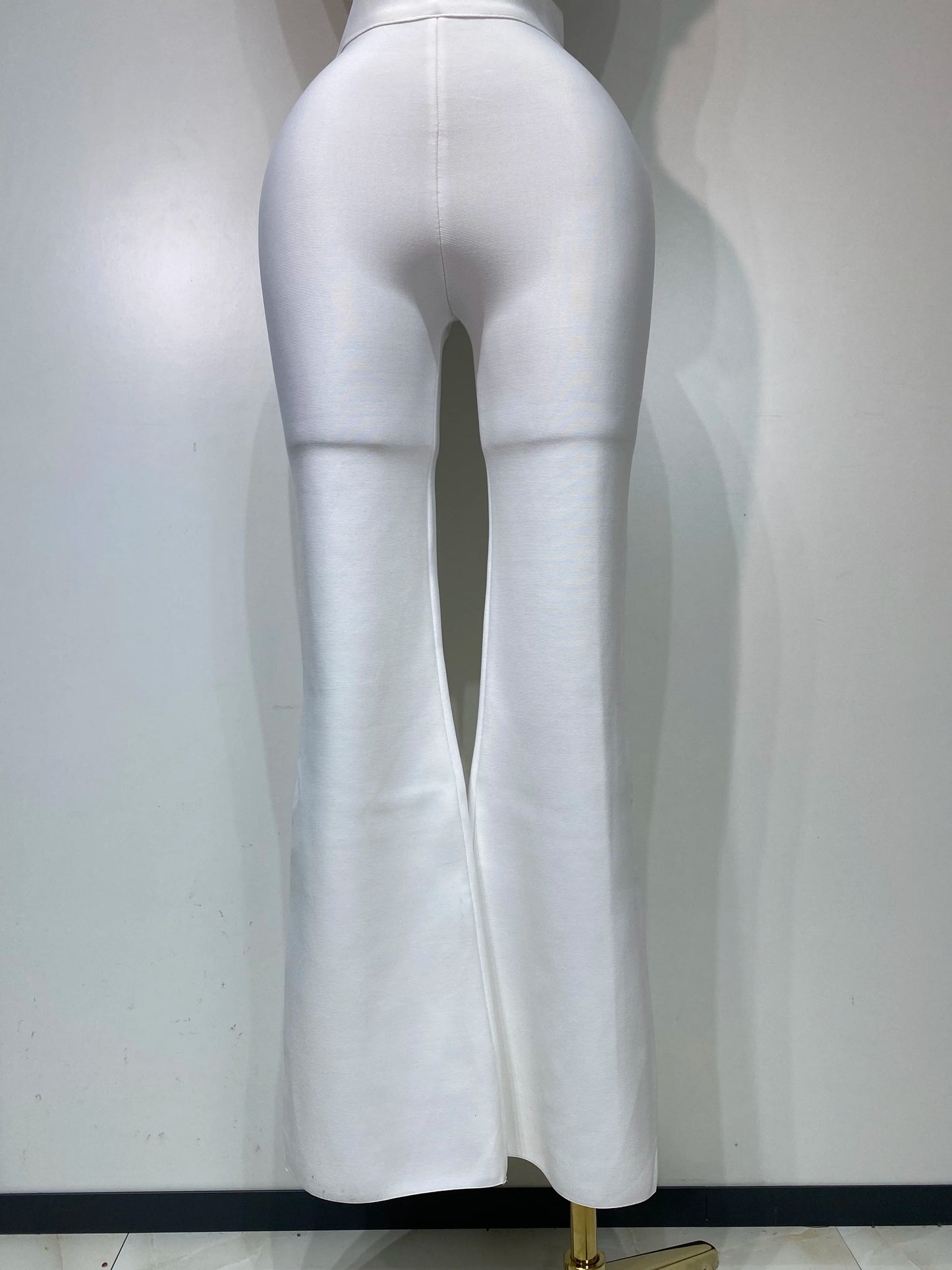 High Quality Elegant Bandage Top Pant Set Women Sexy Evening Party Nightclub Luxury Birthday High Street Fashion Two Piece Set