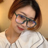 Retro Fashion Anti-blue Light Glasses Men Women Transparent Computer Glasses Frame Eyeglass Frame Flat Glasses Square Eyeglasse