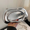 Fashion Elegant Metal Closure Box Shaped Crossbody Bags Women Evening Bags Wedding Mini Ladies Wallet Party Cute Purse ClutchBag