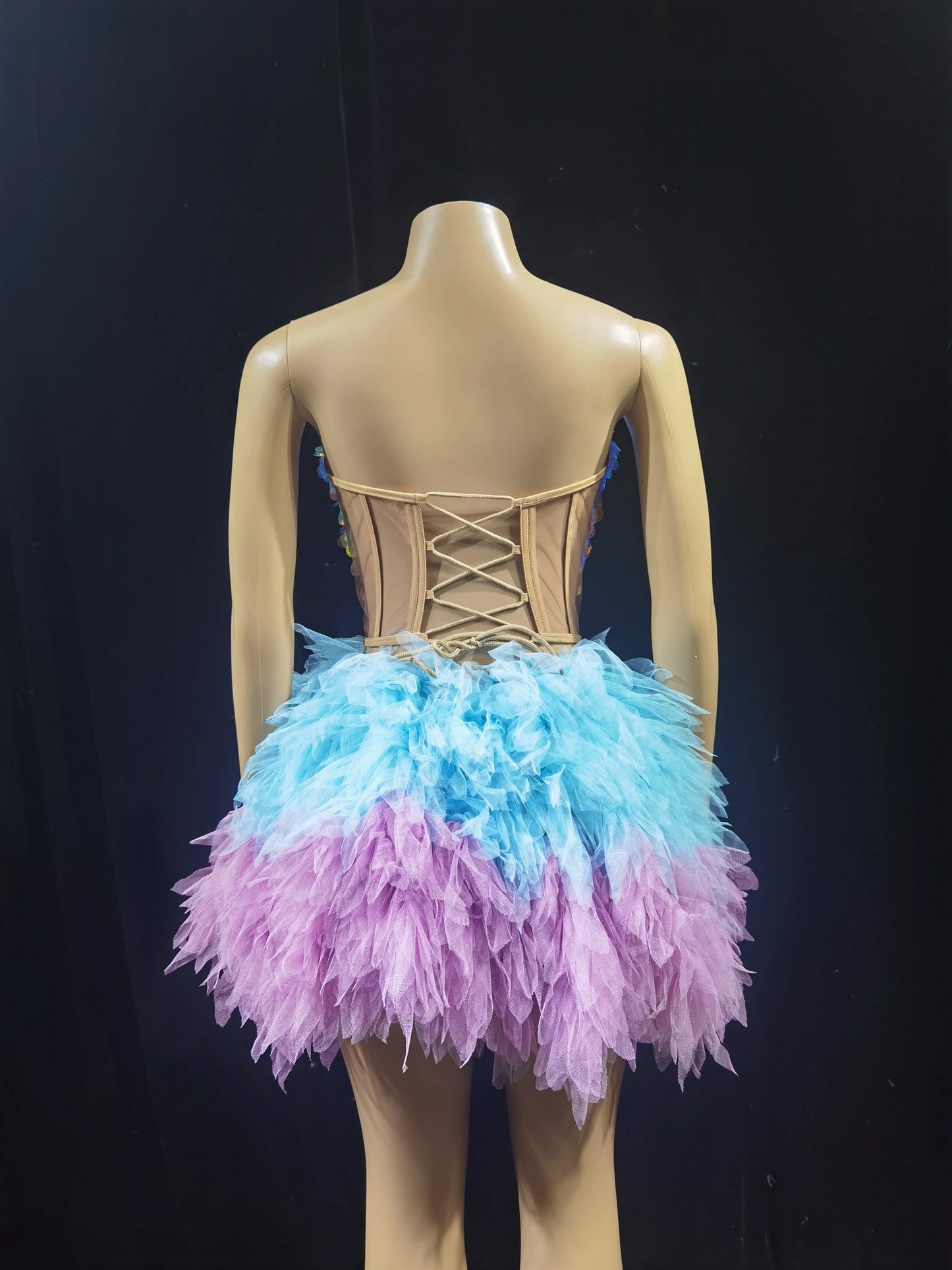 Heavy Industry Diamond Skincare DressEvent Party Performance Nightclub StageD] Singer Model G0G0 sexyPerformance Dress