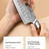 XINZUO 1-8pcs Kitchen Knife Set 73 Layers Custom Damascus Steel 15°±1 Per Side Steel Blade with Olive Wood Handle