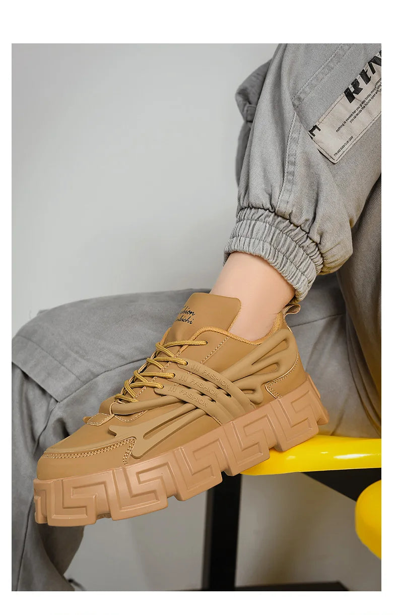 Casual Shoes For Men Street Style Walking Shoes Sneakers Thick Bottom Running basketball Shoes Male 2023 Vulcanized Sneakers Men