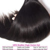 8-32 Inch Bone Straight Human Hair Weave Bundles 12 A Brazilian Natural Color 100% Remy Human Hair Extension 1 3 4 Bundles Weft