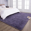 Fluffy Bedroom Rug Carpet Shaggy Fuzzy Rugs for Bedroom Thick Black Area Rugs for Living Room Rugs  for Girls Boys