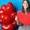 Red Heart Latex Balloon Inflatable Love Shaped Balloons Romantic Valentine's Day Birthday Wedding Party Decor Supplies Wholesale
