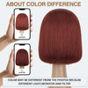 Reddish Brown Bob Wig Human Hair 13x4 Lace Front Wigs Human Hair Pre Plucked with Baby Hair Brazilian Virgin Human Hair