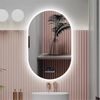 Bathroom Smart Makeup LED Mirror Adjustable light With Bluetooth Speaker Anti-Fog Human Body Induction Hotel Decoration Mirror