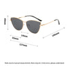 2024 Sexy Classic Vintage Cat Eye Sunglasses Woman Vintage Sun Glasses Female Ladies Cat Eye Sunglass 2024 Metal Frame Glasses
