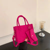 New Zipper Messenger Bag Solid Color Felt Women Shoulder Bag Luxury Designer Handbag Casual Crossbody Bags for Women