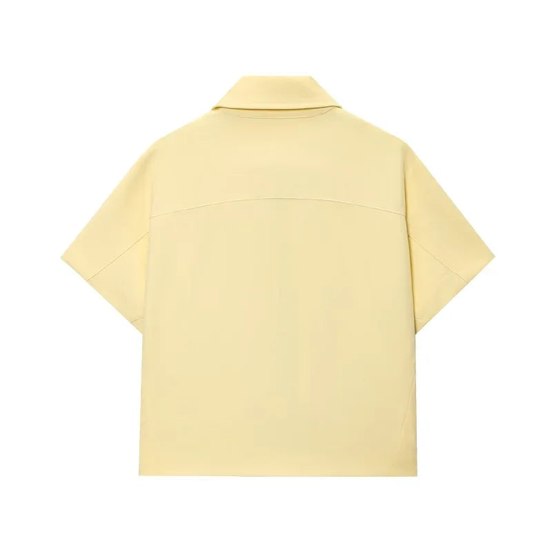 MUJER Women's Cropped Jacket Short Sleeve Varsity Jackets for Women Summer Zip up New in Coats and Jackets Holiday Outerwears