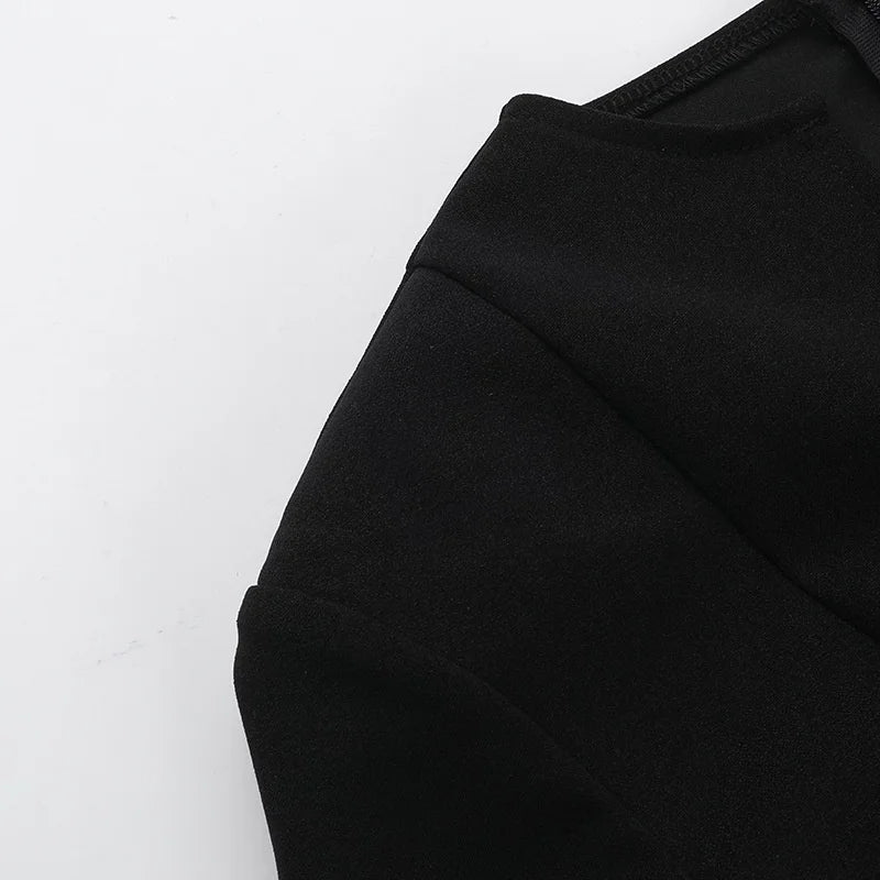 Sexy Fitted V-Neck Long-Sleeve Dress Elegant Solid Color High-Waist Pencil Skirt New Stylish Autumn/Winter Women's Banquet Dress