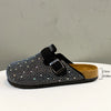 Crystal Chunky Outdoors Slippers Shoes Summer Clogs Woman House Slippers Pantofle Luxury Slides Med Beach Designer Flip Flops