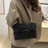 Acrylic Chain Crossbody Square Bags Casual Flap Women Commute Bags Quilted All-match Winter Large Capacity for Girls Shopping