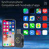 2 in 1 Wireless Carplay Adapter Android Auto Smart USB Dongle Plug and Play BT WiFi for OEM Wired CarPlay/Andriod Auto Cars