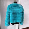 Damenmode Kunstpelzmantel superheiß Herbst Winter Damen kurze Kunstfuchsjacke flauschig hohe Qualität 7XL Damen Pelzmäntel