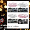 Pink Bling Car Trim Self-Adhesive 16.4Ft Rhinestone Car Interior Accessories for Women Car Crystal Door Stickers Car Dashboard s