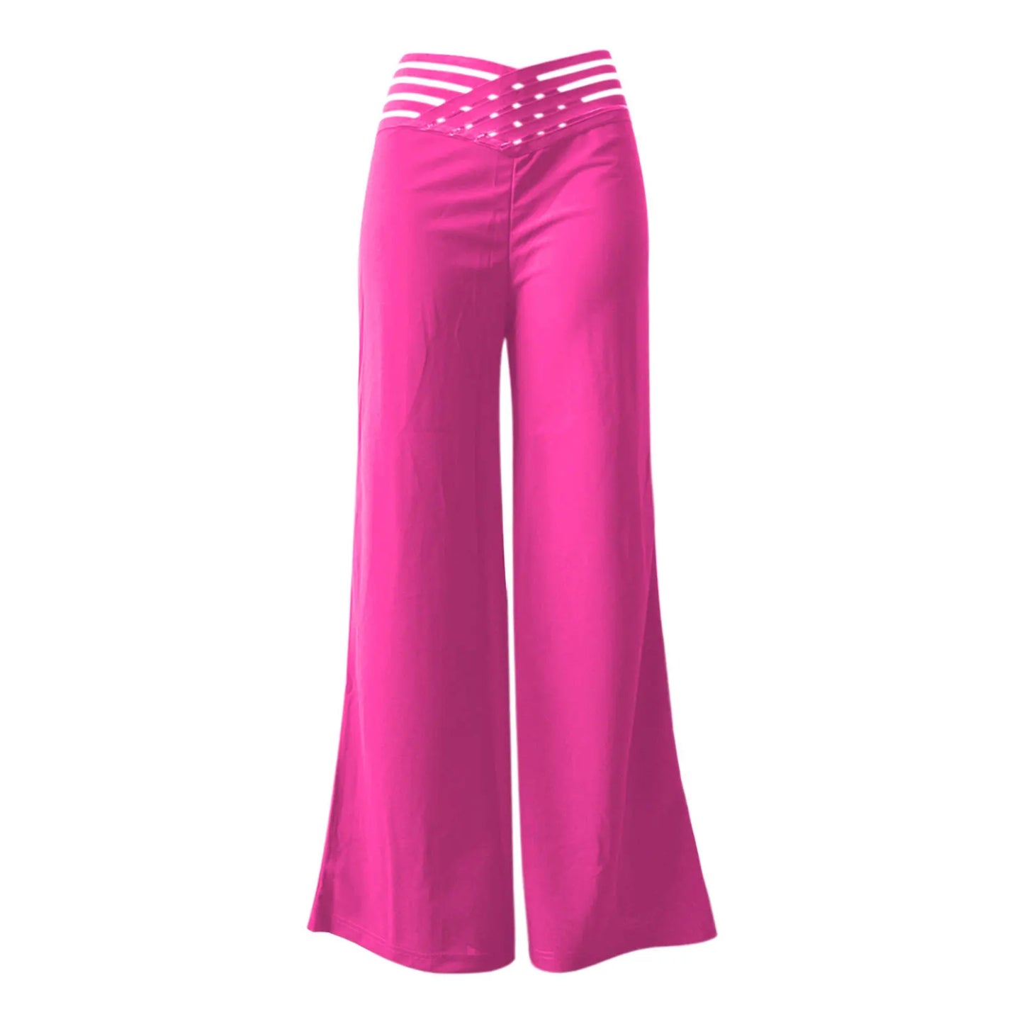 Spring Autumn Elegant High Waist Wide Leg Pants For Women Fashion Loose Long Pant Casual Office Solid Women Clothes New Pant