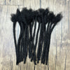 Dreadlock Extensions Real Human Hair For Man/Women 0.6cm Wedth Permanent Loc Extensions 20 Strands 8 Inch Brazilian Dreadlock