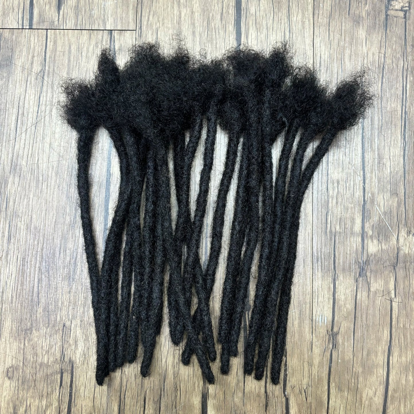 Dreadlock Extensions Real Human Hair For Man/Women 0.6cm Wedth Permanent Loc Extensions 20 Strands 8 Inch Brazilian Dreadlock