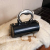 Women Mini Evening Bag Metal Handles Wallet Shoulder Bag Solid Color Clutch Bag Large Capacity Everyday Shoulder Bag Daily Bag