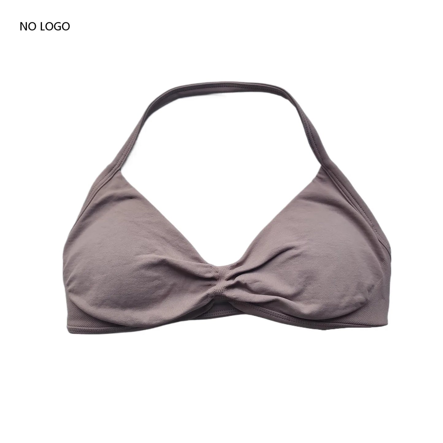 Impact Sports Bra Strappy Backless Yoga Gym Bra Removable Cups Women Workout Clothing Gym Top Halter Sport Bras