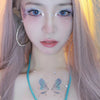 3D Fairy Butterfly Wings Shiny Tattoo Sticker Waterproof Eyes Face Body Art Fake Tattoos For Women Makeup Dance Music Festival