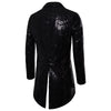 Men's Suit Round Sequin Button Tuxedo Stage Show Wedding Host Dance Festival Celebration Dinner Casual Men's Wear Men's Coat