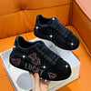 2024 Autumn New Luxury Women's Sports Shoes Cartoon Water Diamond Women's Shoes Luxury Fashion Flat Casual Shoes zapatos mujer