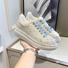 Brand Women's Sneakers Luxury Rhinestones Women Causal Shoes Designer Platform Sport Shoes Fashion Comfort Women Shoes Plus Size