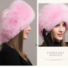 Hot Sale 100% natural Fox Fur Hat Women Cap Thick Fur Cap Winter Warm Hat Female Fashion For Women Hat With Earmuffs Hat