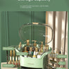 Transparent Desk Makeup Organizer Box Large Capacity Cosmetic Jewelry Storage Drawer Bathroom Dressing Table Sundries Container