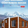 Modern Design Luxury Shipping Container House 20ft  Tiny Homes Prefab Houses Modular Prefabricated Mobile Home 3 Bedroom Price