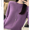 New cashmere sweater women's sweater in autumn and winter 100% merino wool fashion O-neck autumn warm pullover top