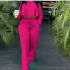 Two Piece Set Women Tracksuit Set Dashiki African Spring Summer Work Elegant Long Sleeve Top Pants Set Party Suit Matching Sets