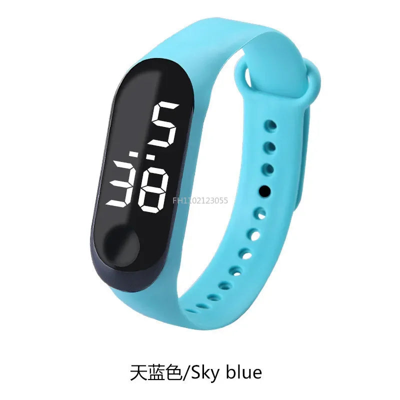 LED Digital Watch Men Women Casual Fashion Sport Girls Bracelet Boys Watches Electronic Silicone Wrist Watch for Children Kids