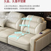 Premium Italian Genuine Leather Sectional Sofa Sets Couch Sofas with USB and Bluetooth Speaker - MANBAS Living Room Furniture