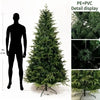 Artificial Christmas Tree PE+PVC Encryption with LED Lights Large Christmas Tree 120CM-240CM Home Christmas New Year Decorations