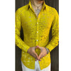 Men's Slim Fit Shirt Spring Semi Transparent Long Sleeved Shirt Men Nightclub Sexy Casual Social Party Tuxedo Stage Singer Shirt