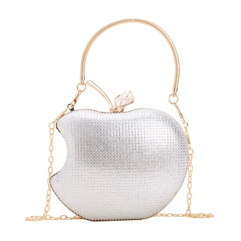 Women's Crystal Evening Bag Female Red Gold Silver Clutch Bags Wedding Diamond Beaded Bag Rhinestone Party Bags Women's Handbags